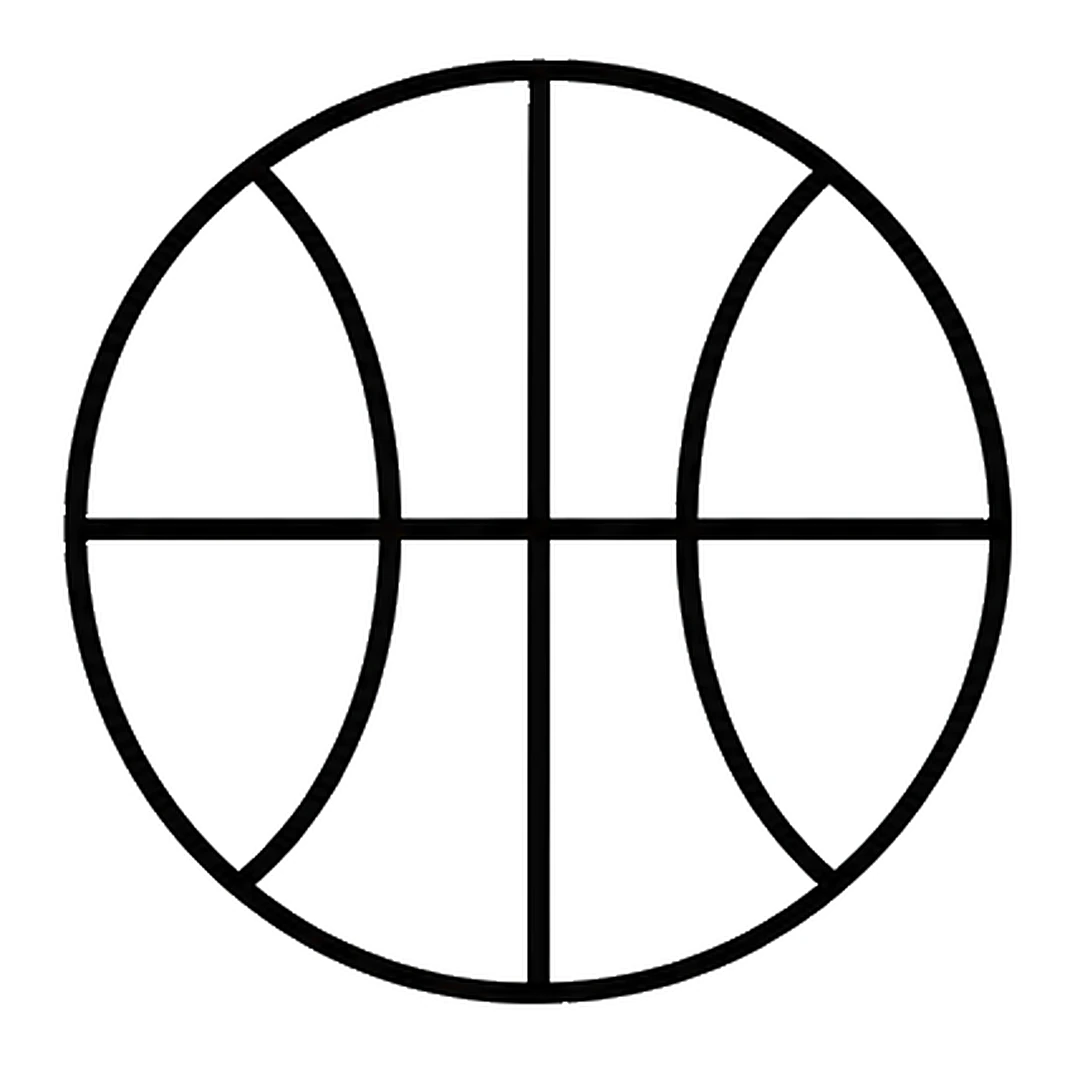A matching curved line on the right side, bending in toward the middle