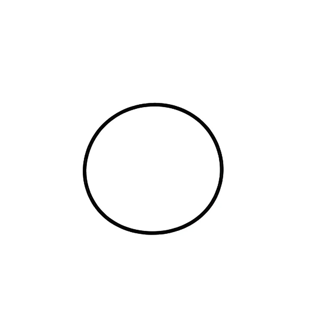 A round circle for the bunny's head