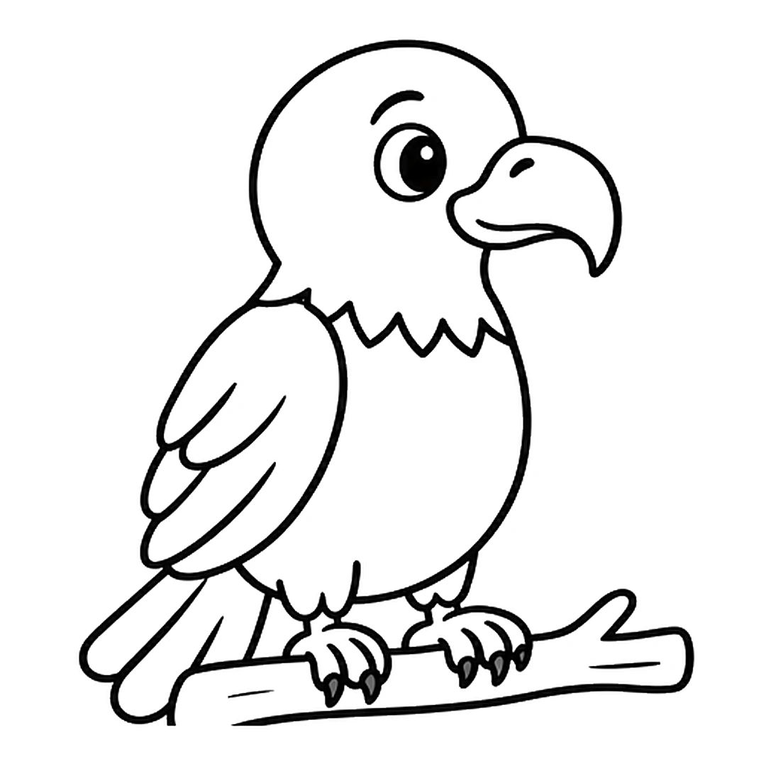 Two short feathered legs and feet with gray claws gripping a branch with a small twig, with the tail ends hidden behind it