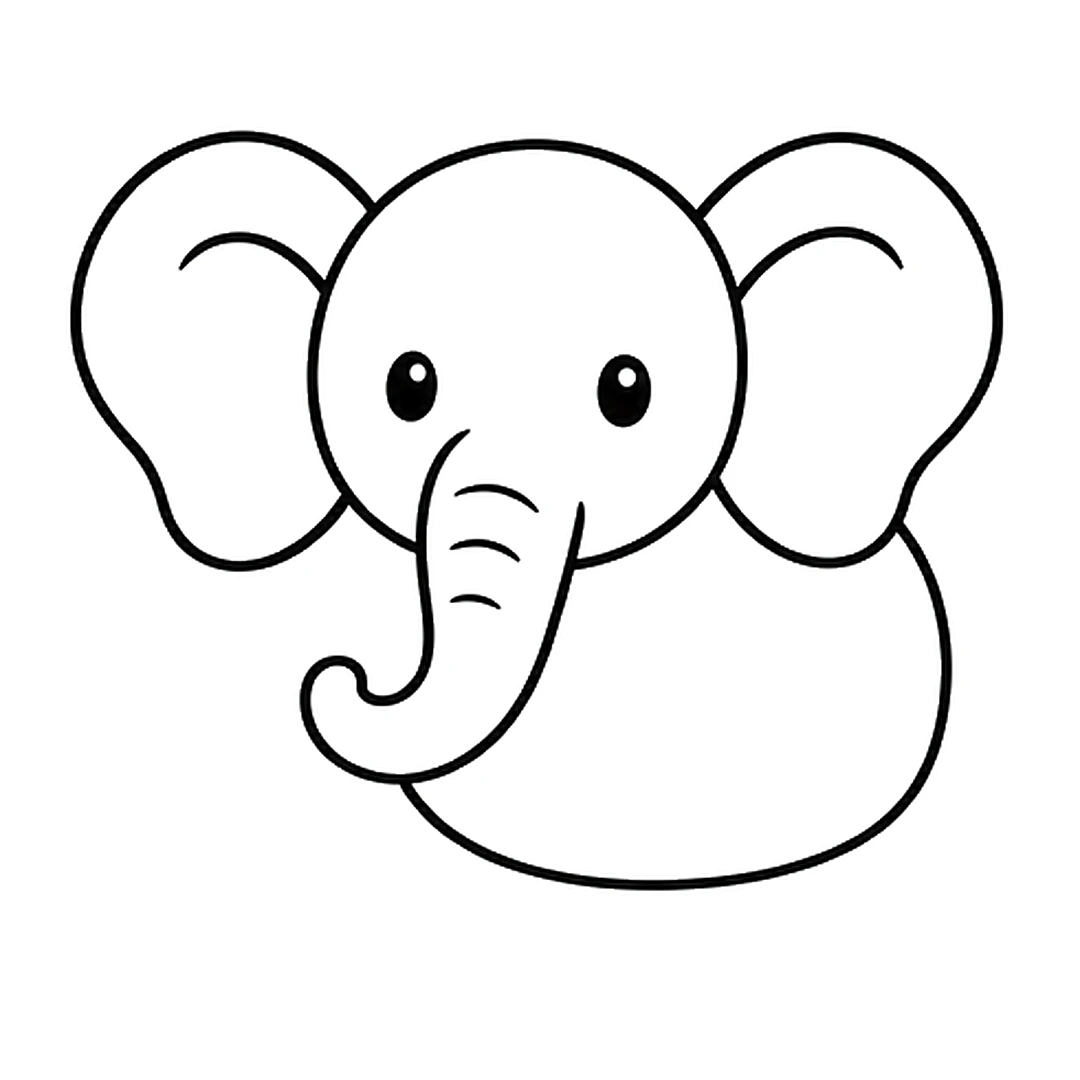 A big round body behind the head and the right ear