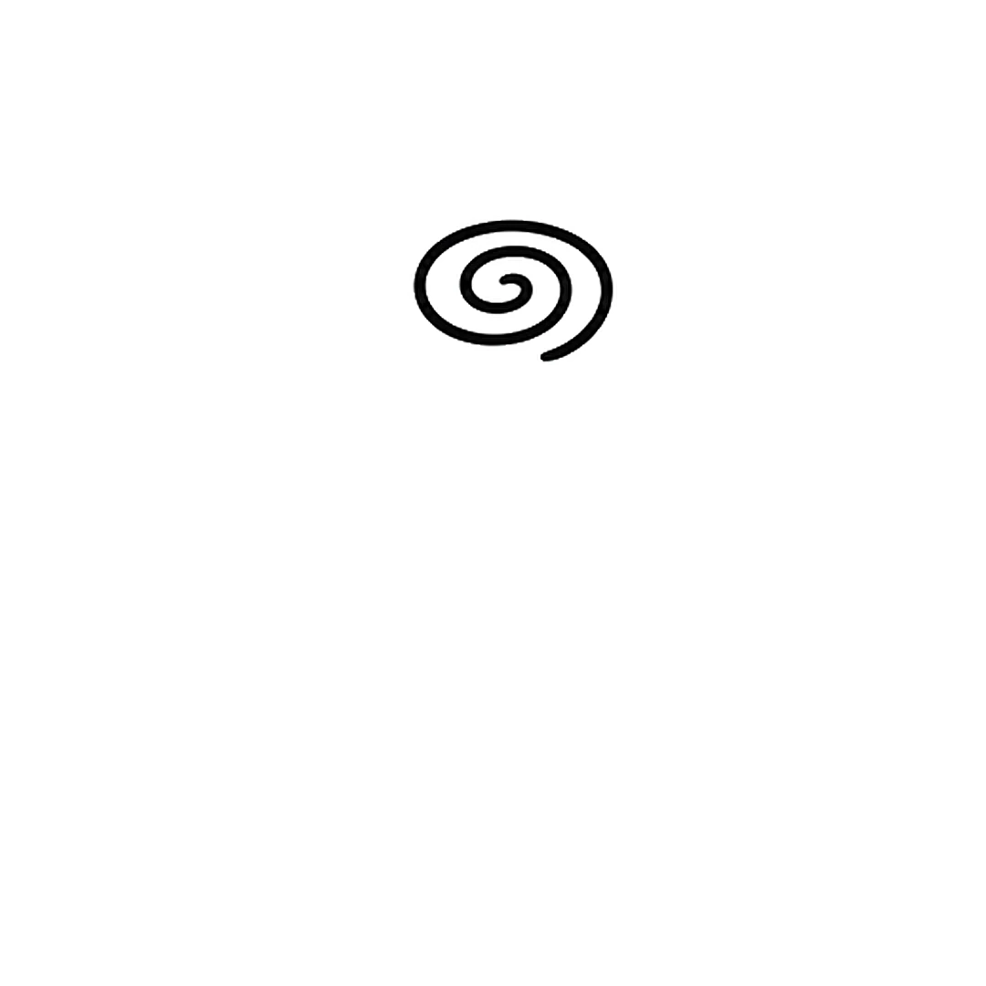 A small spiral for the middle of the rose