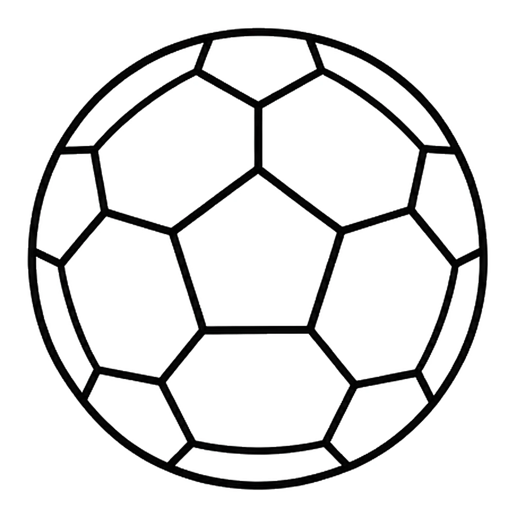 Five curved lines just inside the circle edge, connecting the half pentagons