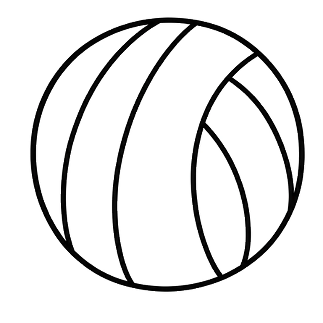Three curved lines on the right: one from the upper right edge to the bottom, and two branching off it to the right